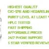 CJC-1295 NO DAC and Hexarelin BLEND (2mg each = 4mg total)