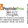 MK-677 – 100 BOTTLES AT 50 PERCENT OFF