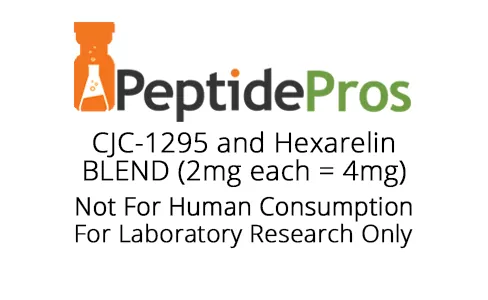 CJC-1295 NO DAC and Hexarelin BLEND (2mg each = 4mg total)