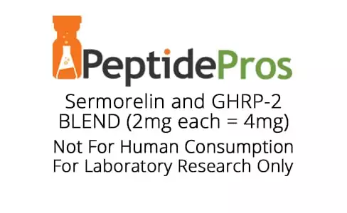 Sermorelin and GHRP-2 BLEND (2mg each = 4mg total)