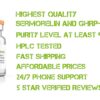 Sermorelin and GHRP-6 BLEND (2mg each = 4mg total)