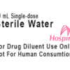 10 ML Sterile Water