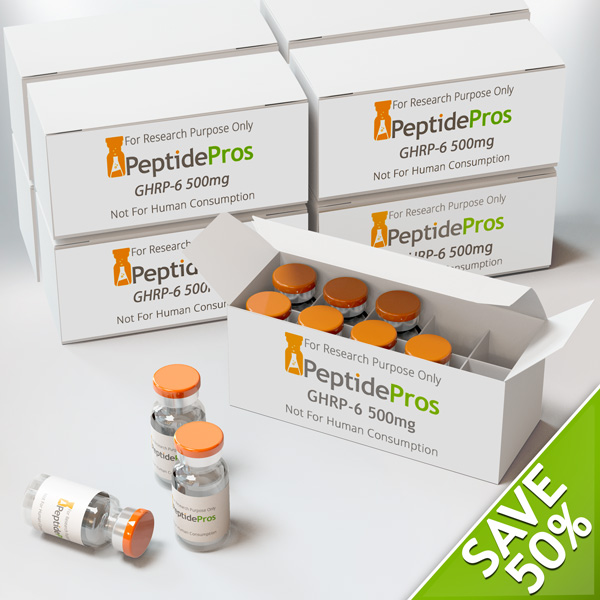 GHRP-6 5mg 100 VIALS AT 50% OFF
