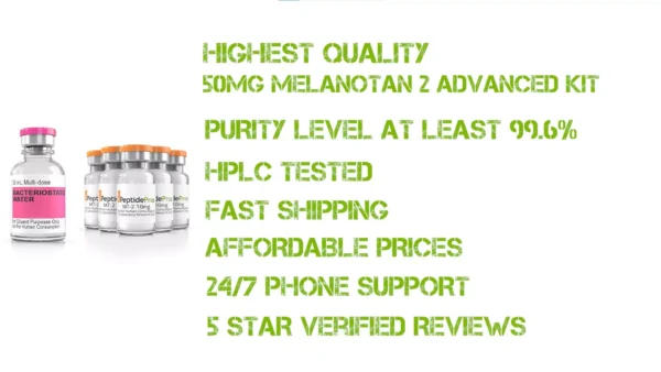 50mg Melanotan 2 (MT-2) Advanced Research Kit – SAVE 25%
